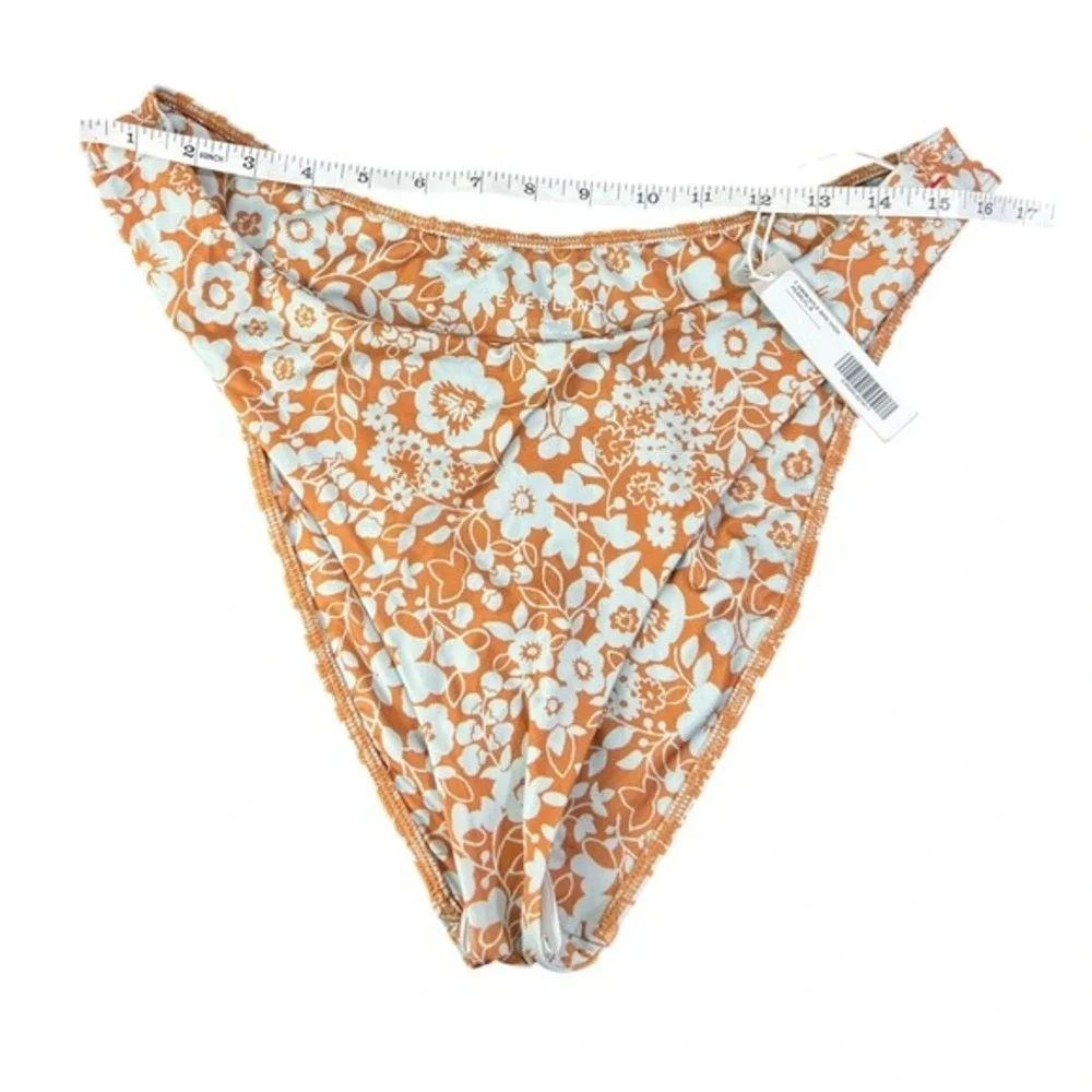 NWT Everlane High-Rise Hipster‎ Bikini Bottom Floral XL BOTTOMS ONLY
